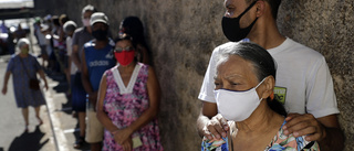 April den dödligaste covidmånaden i Brasilien
