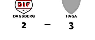 Tuff match slutade med seger för Haga mot Dagsberg
