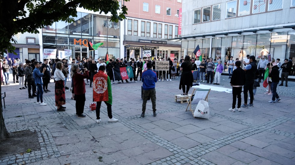 I slutet av augusti hölls en manifestation på Lilla torget i Linköping för att uppmärksamma situationen i Afghanistan.