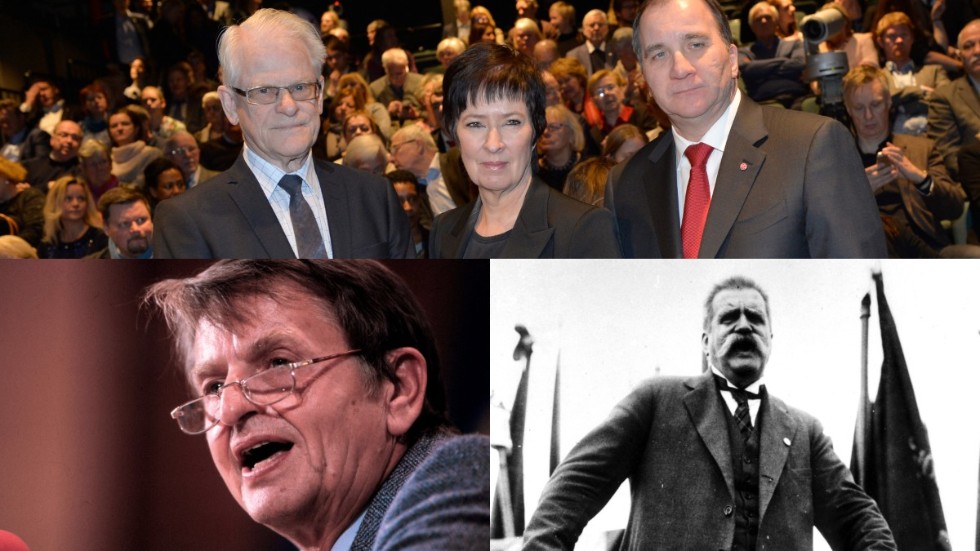 Fem av de tio partiledare som S haft under de senaste 125 åren. Och snart kommer den elfte. 
