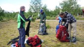 Utmanande förhållanden för fjällvandrarna