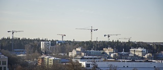 Vart tog byggkranarna i Uppsala vägen?
