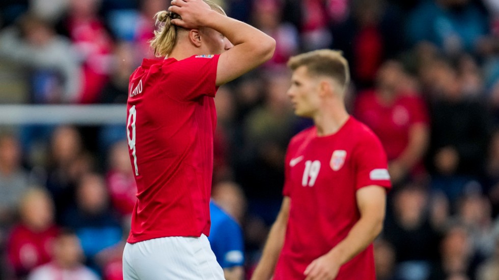 Två mål mot Sverige – men inget mot Slovenien. Storstjärnan Erling Braut Haaland och Norge fick nöja sig med 0–0.