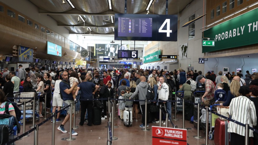 Under veckan kommer terminal 4 tas i bruk, vilket ska öka kapaciteten på Arlanda. Här en bild från terminal 5.