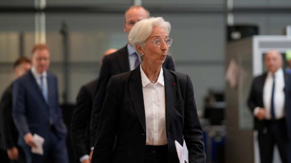 ECB-chefen Christine Lagarde siktar på att höja styrräntorna i juli och september – och hon utesluter inte fler höjningarna efter det