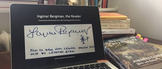 Hon forskar i Bergmans bibliotek
