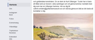 Museet efterlyser gotländsk konst på Facebook