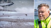TV + BILDER • Stormskador på hamn och kryssningskaj – Bumlingar på 1,5 ton kastades upp