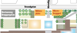 Stora planer för bryggarbacken