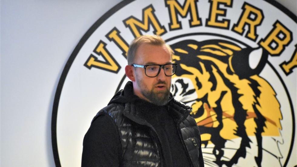 Morgan Persson, klubb- och sportchef i Vimmerby Hockey.