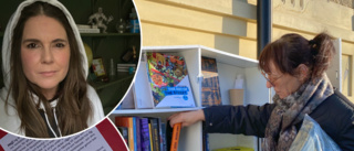 Jessica, 44, är hjärnan bakom minibiblioteken på elskåpen: "Gerillakampanj"
