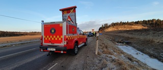 Trafikolycka på Ådarakan – två bilar inblandade 