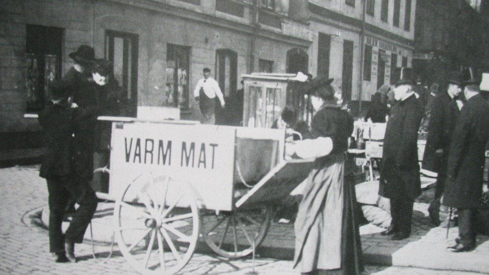Foodtrucks fanns i Stockholm redan i början av 1900. 