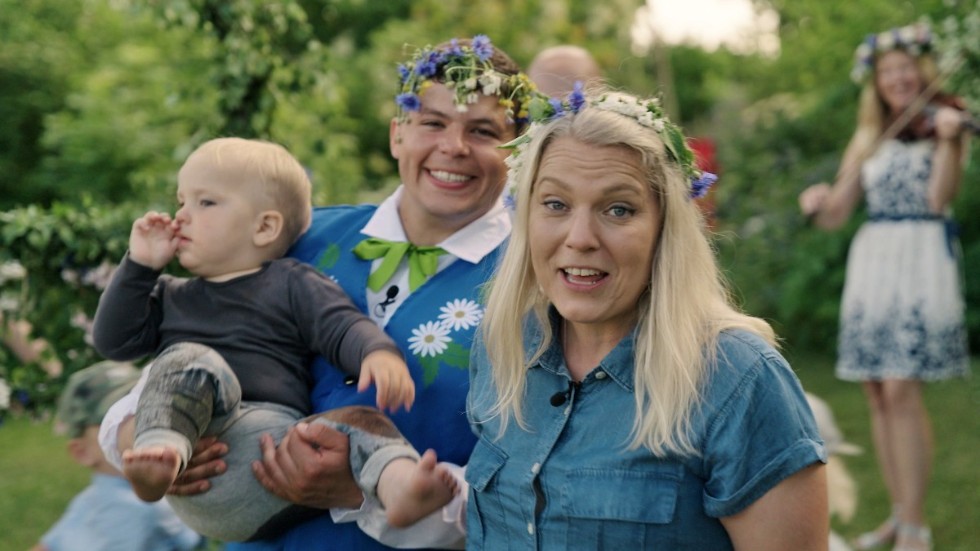 Carina Bergfeldts bror Jeff kommer på Sverigebesök. Pressbild.