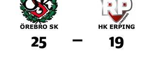 Örebro SK vann hemma mot HK eRPing