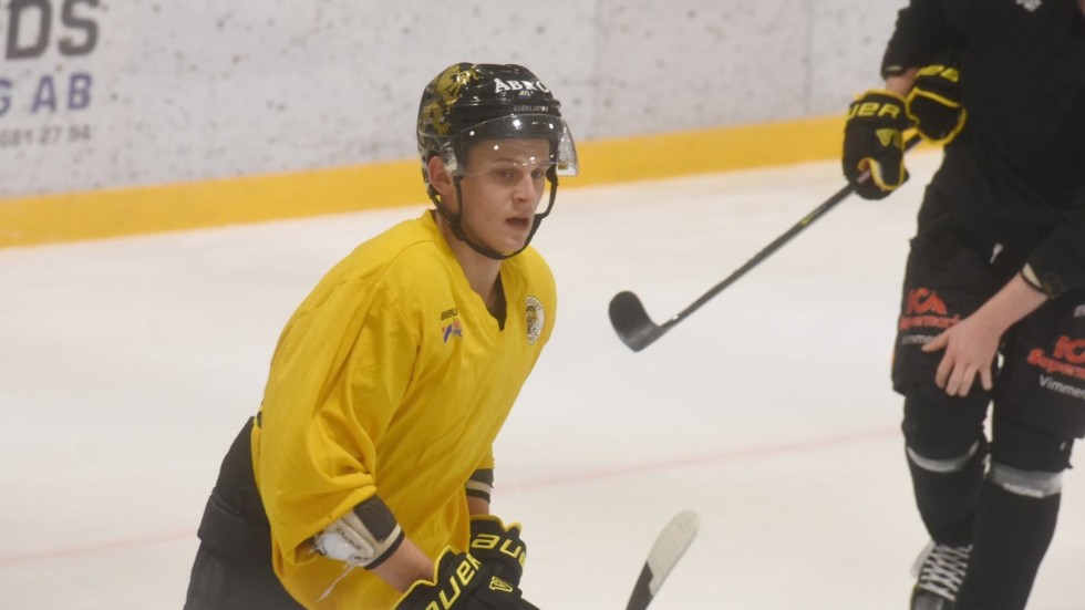 Tim Lindfors är ny i Vimmerby Hockey.