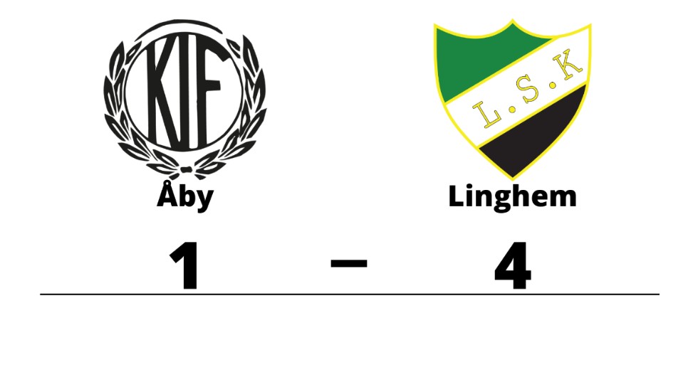 Åby IF förlorade mot Linghems SK
