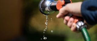 Uppmaningen: Var sparsam med vattnet