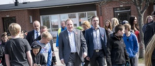 Löfven kom för att lyssna på lärarna