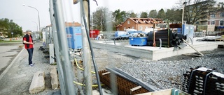Felaktigt placerad betongplatta måste rivas och byggas om