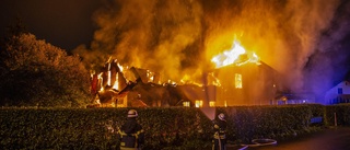 Storbrand i flerfamiljshus i Dalarna