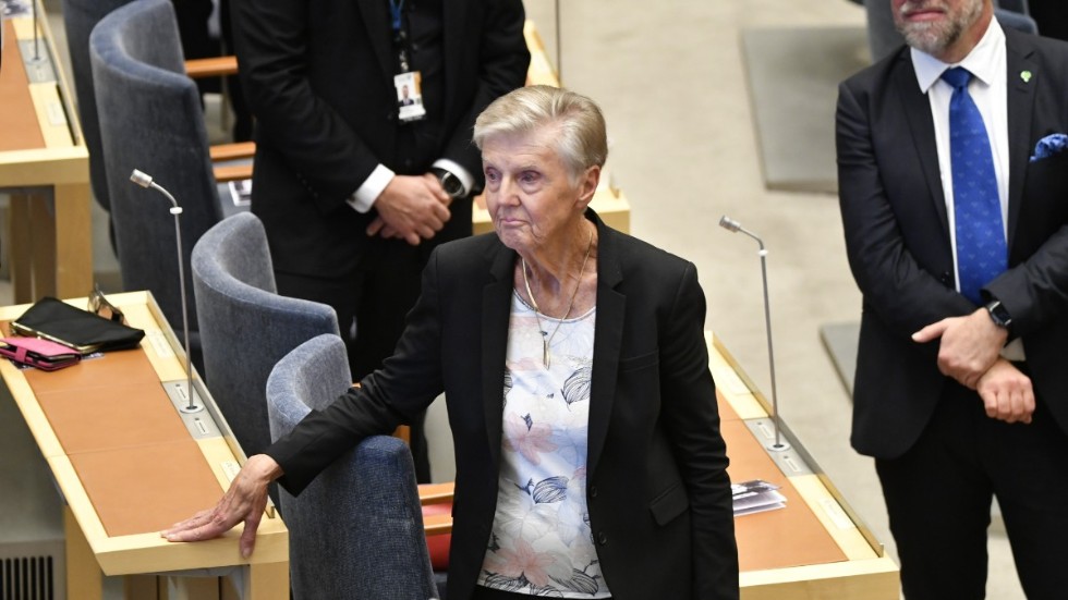 Erfaren. Liberalernas 89-åriga ledamot Barbro Westerholm är ett bra exempel på att hög ålder inte är något problem i politiken.