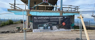 Nu byggs det på Luossatoppen igen • Snart kan Kirunaborna värma sig • Då blir bygget klart