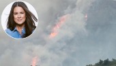 Jessica befinner sig farligt nära skogsbränderna i Kroatien