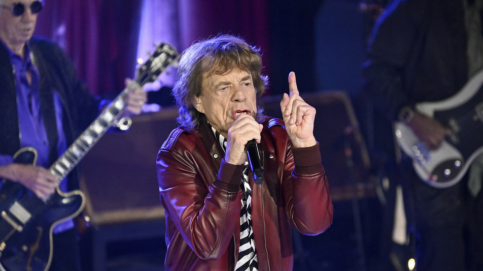 Mick Jagger framför låtar från "Hackney Diamonds". Arkivbild.