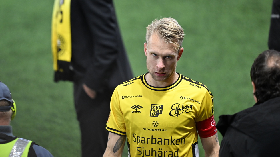 Elfsborgs lagkapten Johan Larsson. Arkivbild.
