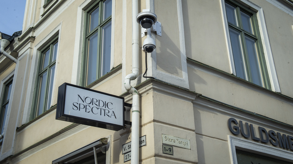 
Övervakningskameror bevakar bland annat Stora torget i Nyköping. Arkivbild