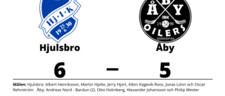Tuff match slutade med seger för Hjulsbro mot Åby