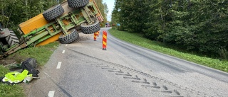 BILDEXTRA: Se förödelsen efter traktorolyckan