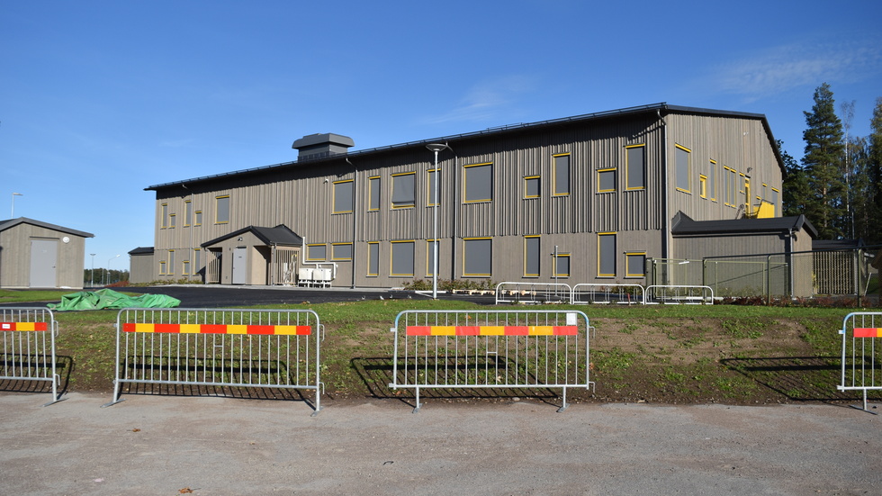 Förskolan Hackel i Rimforsa, innan förskolan var invigd.