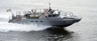 Ny stridsbåt i Luleå skärgård