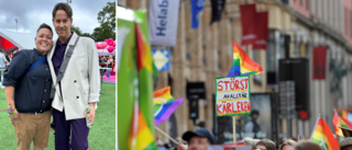 Storslaget firande för Maria under Stockholm Pride