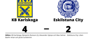 Eskilstuna City förlorade trots mål av Liben Bashir Artan och Jacob Sundström