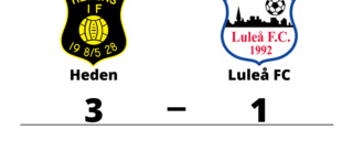 Heden besegrade Luleå FC på hemmaplan