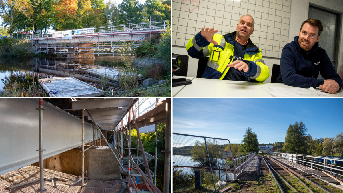 Upptäckten: Större sprickor försenar arbetet med bron