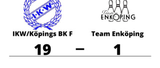 Fortsatt tungt för Team Enköping - förlust mot IKW/Köpings BK F