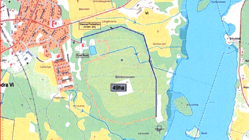 Kommunen arrenderar ut drygt 50 hektar mark till företaget Alight AB som ska bygga en solcellspark i Björkemossen, mellan Södra Vi samhälle och sjön Krön.