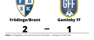 Frödinge/Brant avgjorde i första halvlek mot Gamleby FF