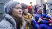 Thunberg ansluter till norsk vindkraftsprotest