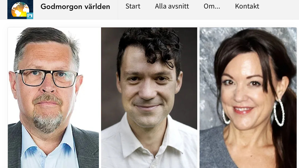 NSD:s Olov Abrahamsson, Leonidas Aretakis, oberoende socialistiska Flamman, och Carolin Dahlman, krönikör i konservativa Nya Wermlandstidningen, har hörts flera gånger i P1 under 2023.