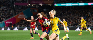 Sverige ute ur VM efter förlust mot Spanien