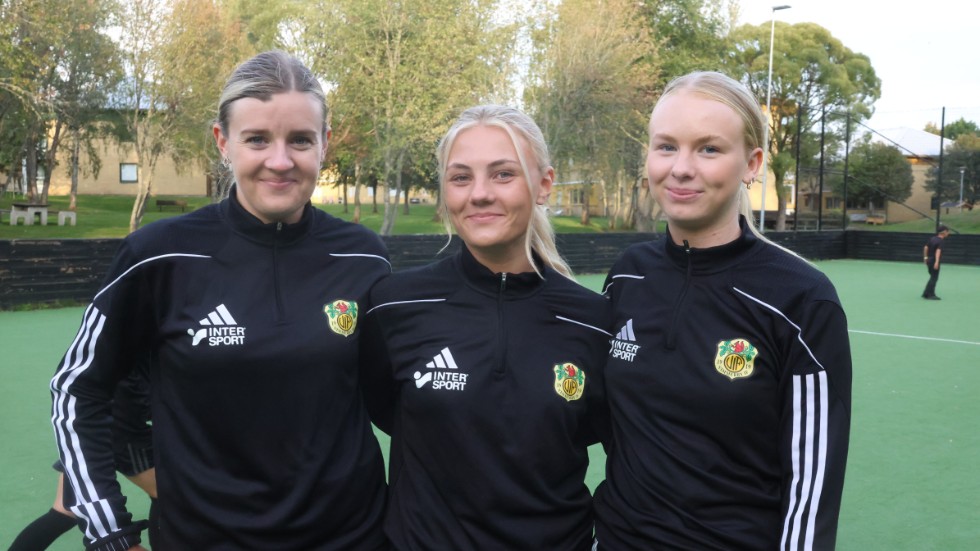 Giftig trio. Nathalie Johansson, Frida Pöder och Stina Kägu Bragsjö är tre vassa offensiva spelare i VIF som lär skapa fullt upp för Skultorps backlinje i toppmötet.