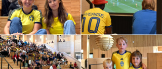 BILDEXTRA: Glad stämning i Sara när Sverige tog VM-brons