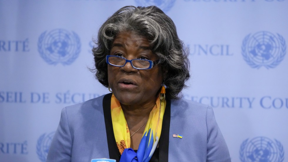 USA:s FN-ambassadör Linda Thomas-Greenfield