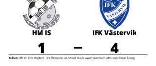 Ali Sherif Ali i målform när IFK Västervik vann