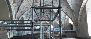Nu ska takmålningarna i S:ta Maria kyrka renoveras